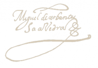 firma Miguel de Cervantes Saavedra firma Miguel de Cervantes Saavedra